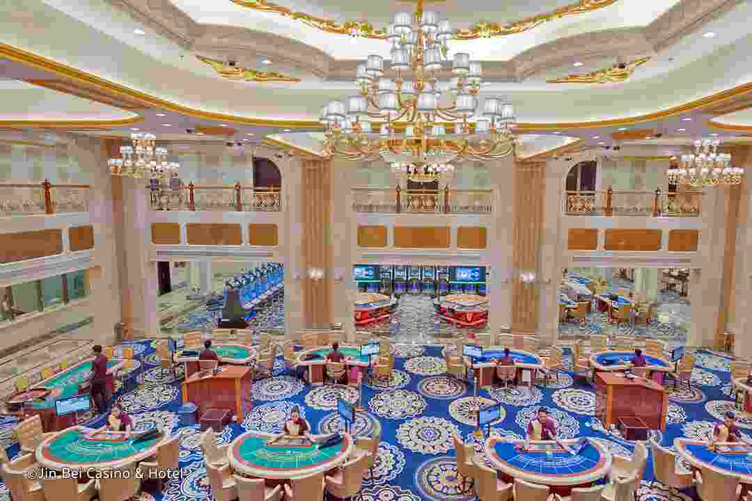 Không gian JinBei Casino & Hotel  đánh bạc chuyên nghiệp và đẳng cấp