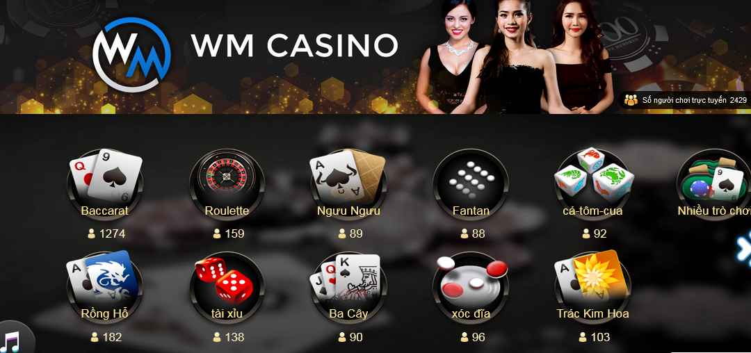 Game được nhiều người lựa chọn tại WM Casino